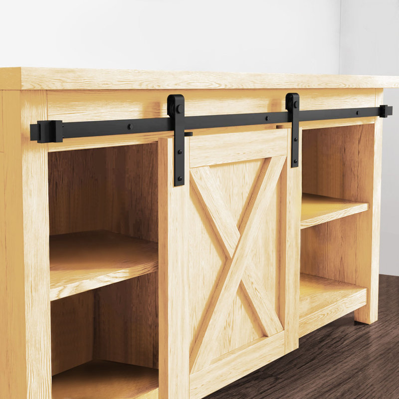 Bronco Hardware Mini Single Barn Door Hardware Kit Wayfair